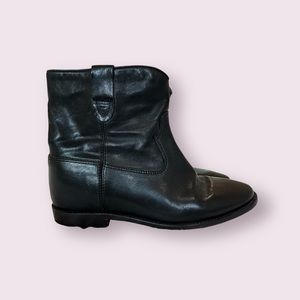 Isabel Marant Black Crisi Ankle Boots Size 39